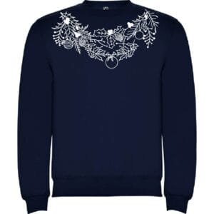 Kalėdinis vainikas - megztinis