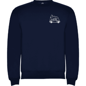 Mašina su eglute - megztinis