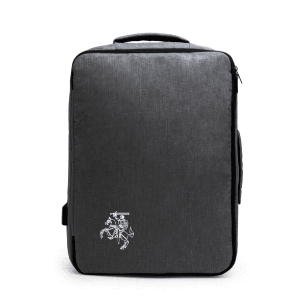 Tvari perdirbto poliestero kuprinė su USB jungtimi - Vytis - Image 3
