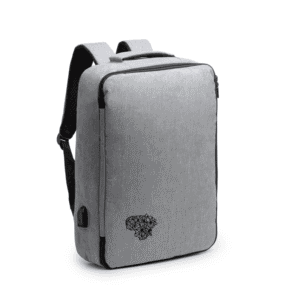 Tvari perdirbto poliestero kuprinė su USB jungtimi - Kontūrai